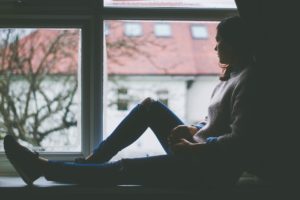 window view, sitting, indoors